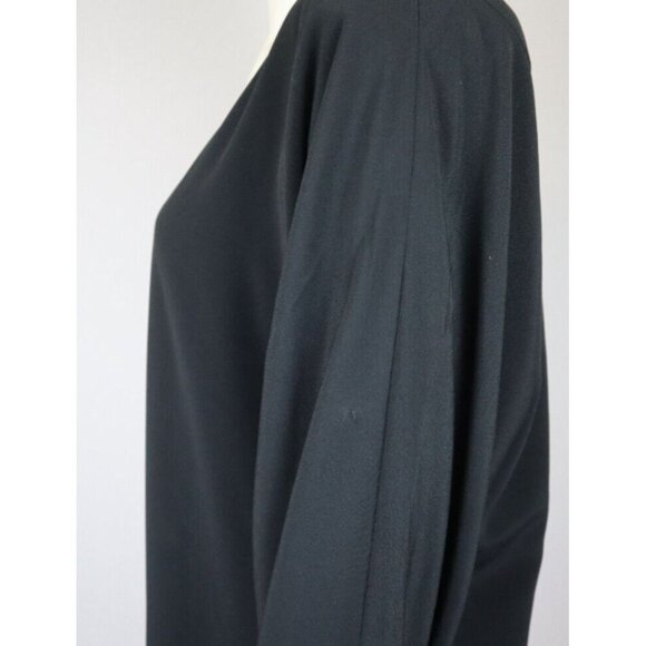 LIZ CLAIBORNE - WOMEN'S VINTAGE BLACK OVERSIZED BLAZER JACKET - SIZE 8 - Picture 5 of 8